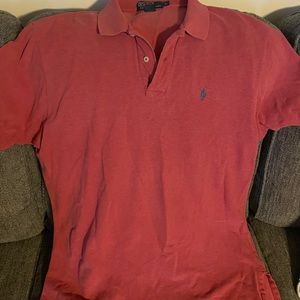 Polo red shirt sleeve shirt